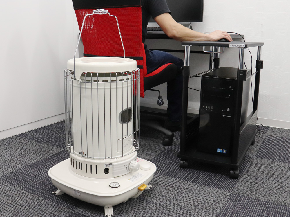 ストーブ(大事なPCが熱暴走?)