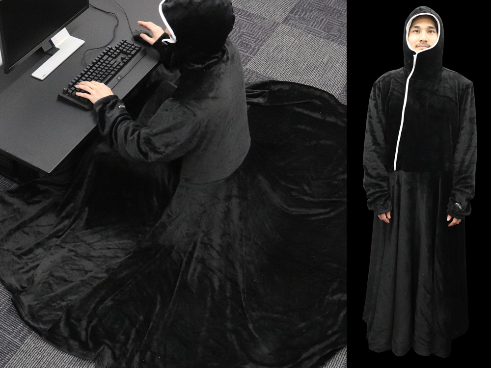 セルフこたつ着る毛布