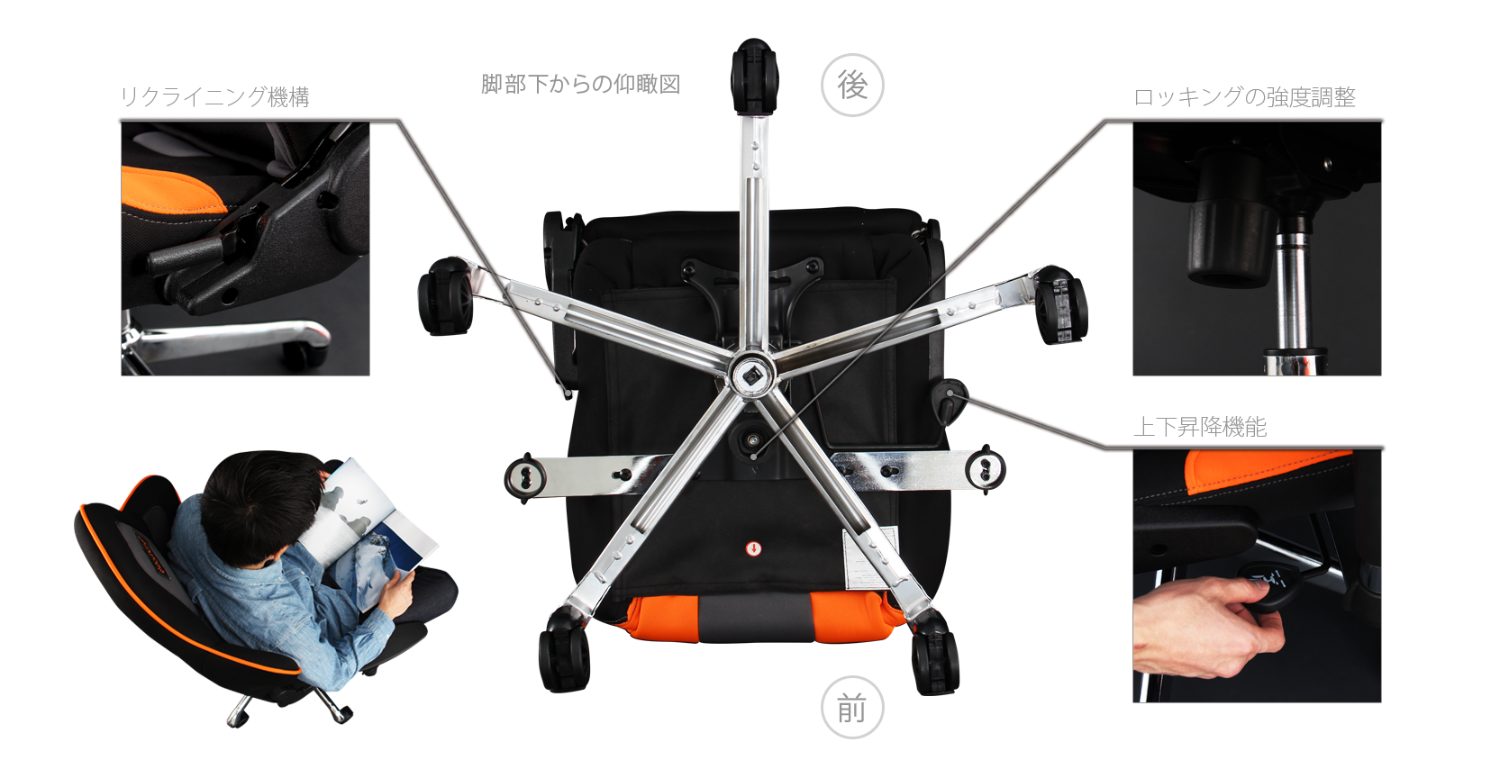 チェアの大きさは、どこで判断すればいいのか?