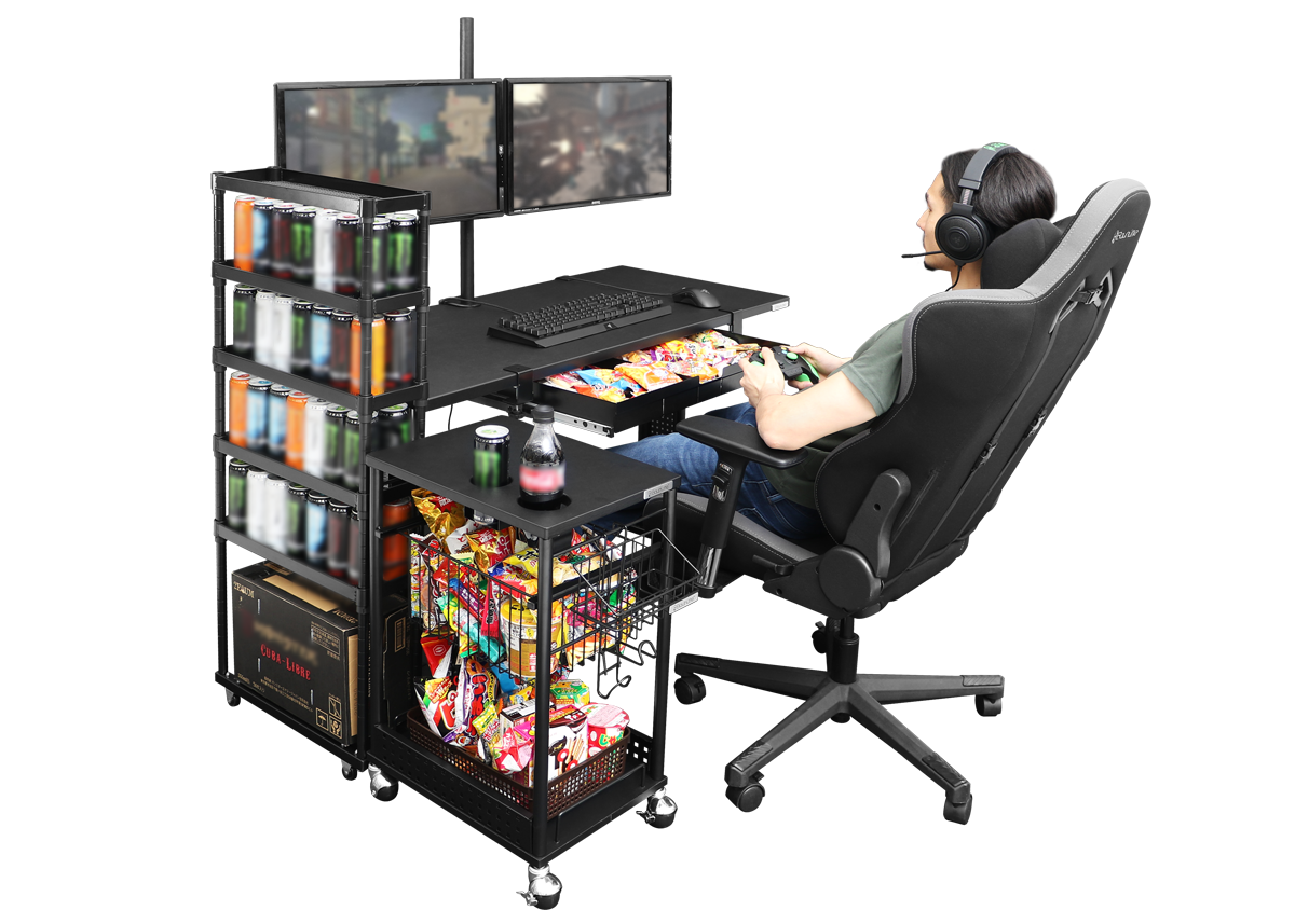 ”ゲームのおとも”をゲーミングデスク周りにストックしよう