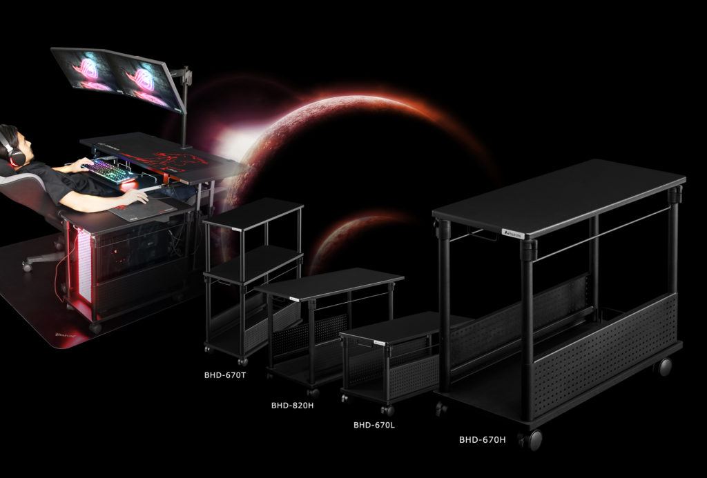 昇降式ｌ字デスク Bhd 670 Bauhutte