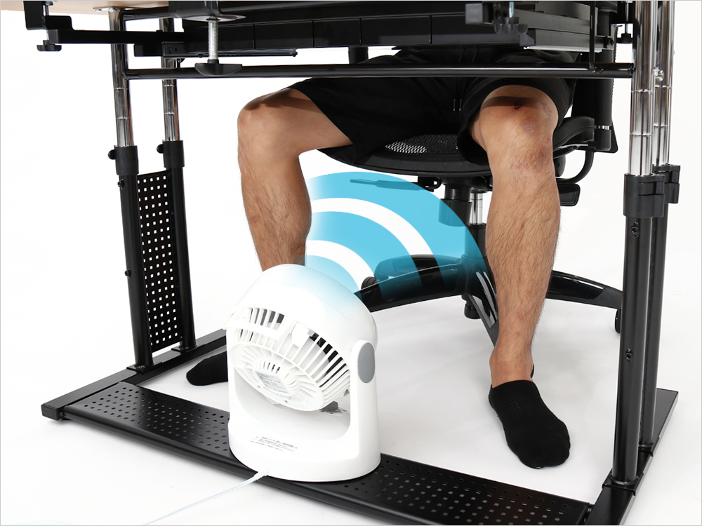 【対策③】扇風機の併用