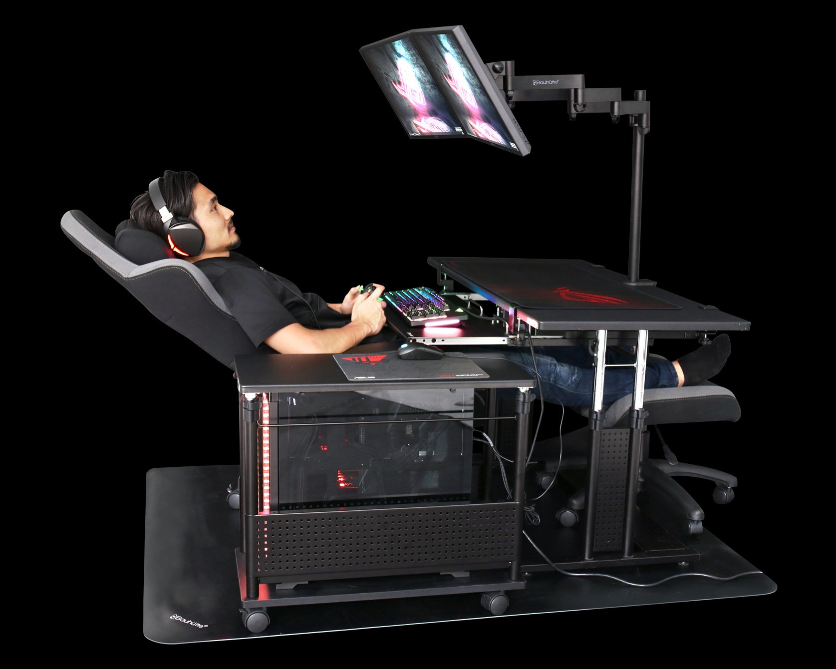 寝ながらゲームシステム
