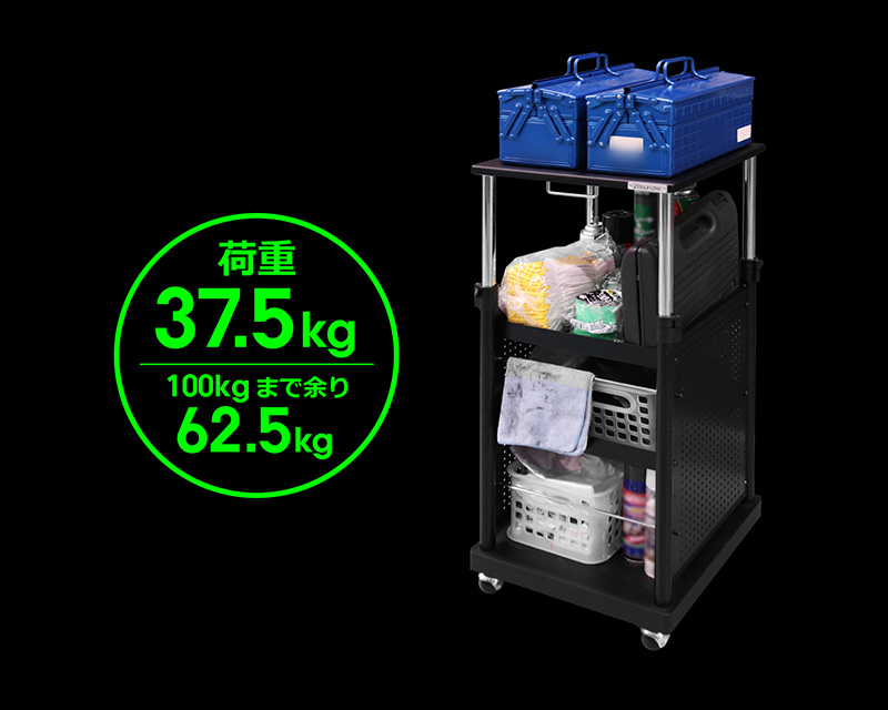 これだけ積んでも、まだまだ余裕