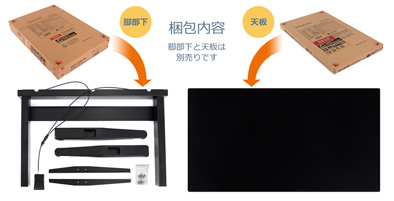 梱包と組立について