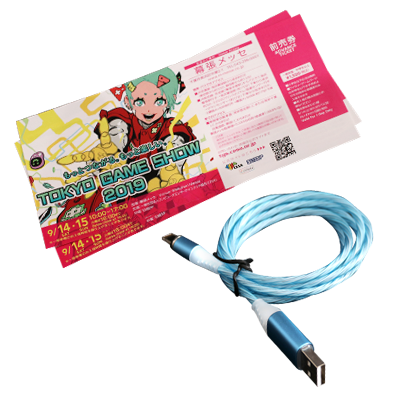 TGSペアチケット &
ノベルティ