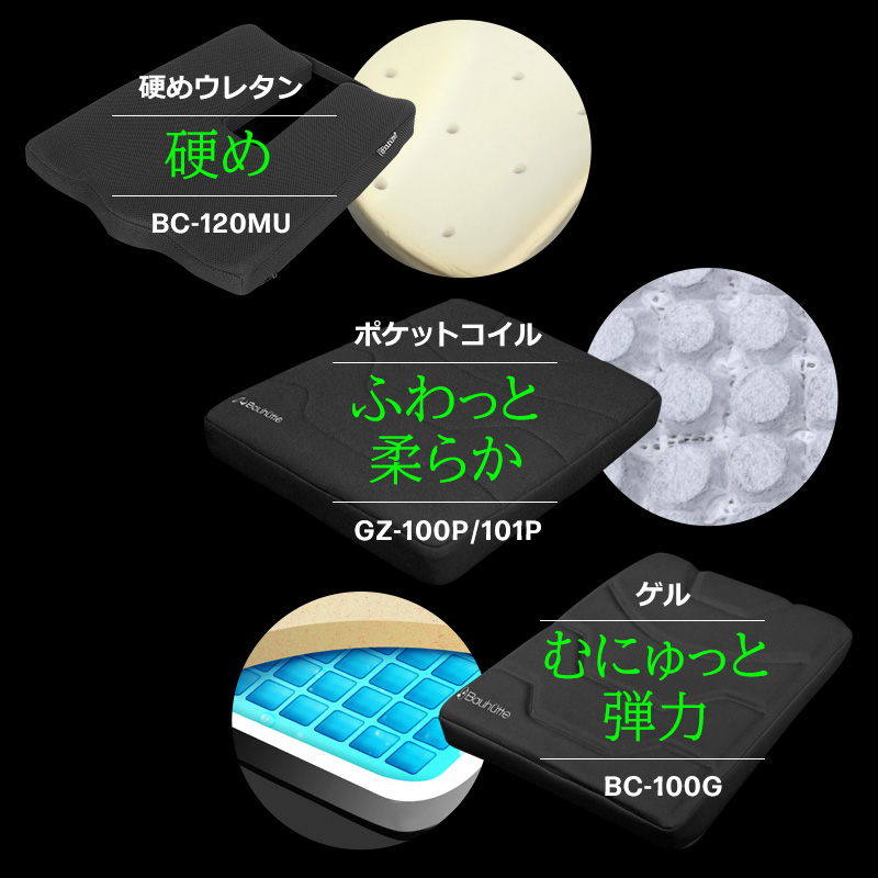 ゲーミング座布団の使い分け