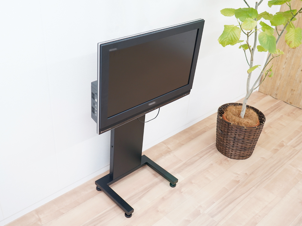 テレビをス テレビスタンド テレビ用脚 壁寄せ ロー : 家具・インテリア できます