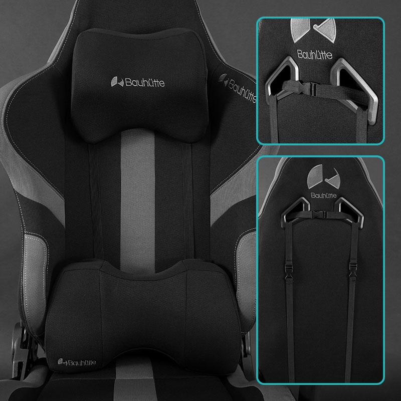 ゲーム姿勢をサポートする立体クッション
