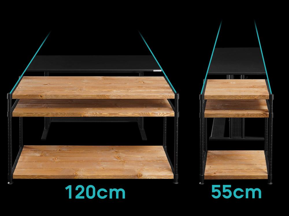 ① オリジナルサイズの家具が作れる