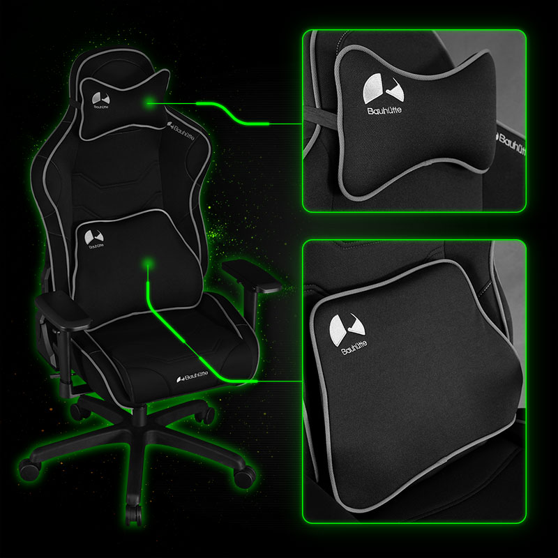 ゲーム姿勢をサポートする立体クッション