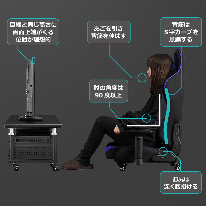 テレビゲーマーのリビング環境に