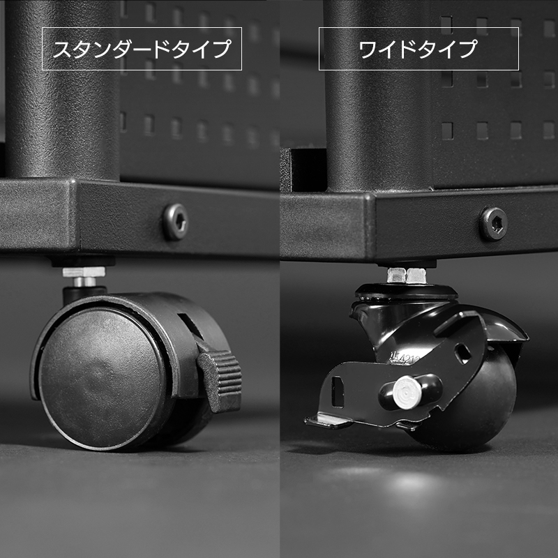 ロック付きキャスター