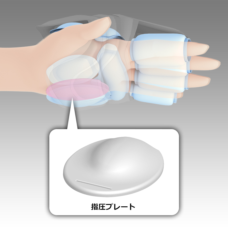 手全体をしっかりマッサージ