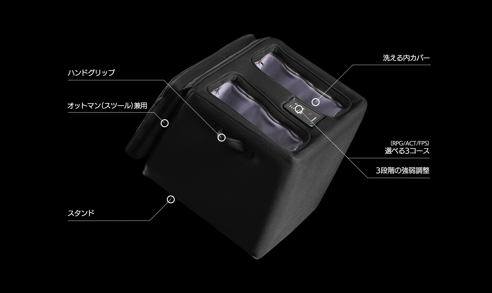 フットマッサージャー MSG-02F 機能まとめ