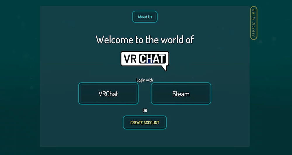 ③SteamかVRCのIDでログイン