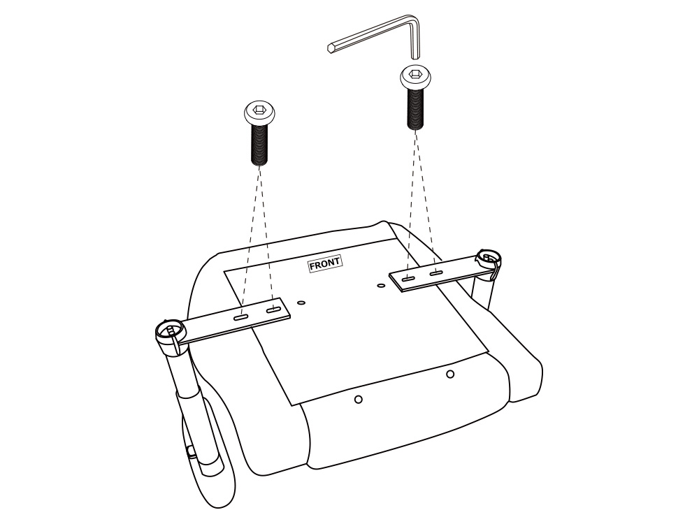 アームレスト取り付け