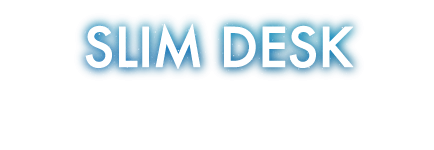 スリムデスク BHD-1200MSLM / BHD-1200HSLM