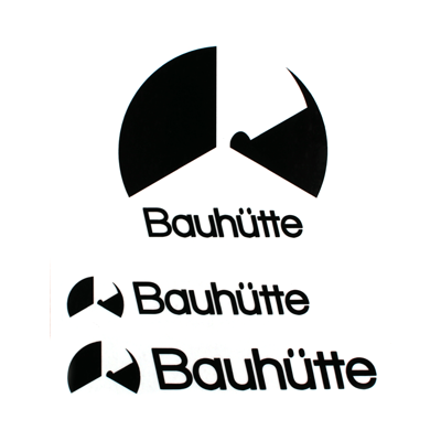Bauhutteロゴステッカー