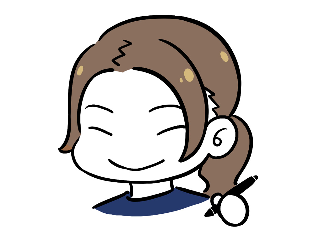 旭プロダクション 森さん(似顔絵)