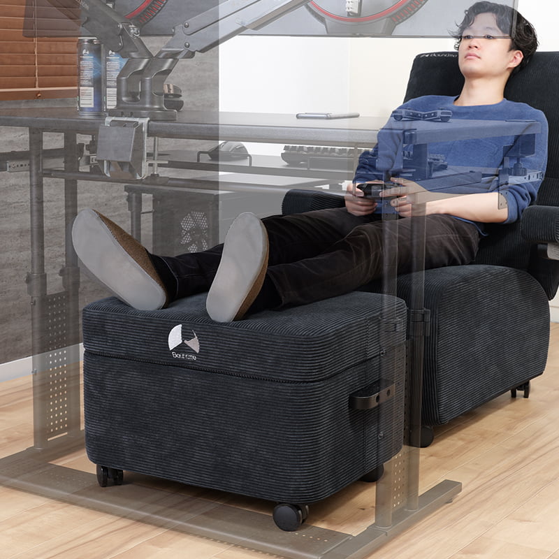 「デスク用ソファ」をより広々ゆったり