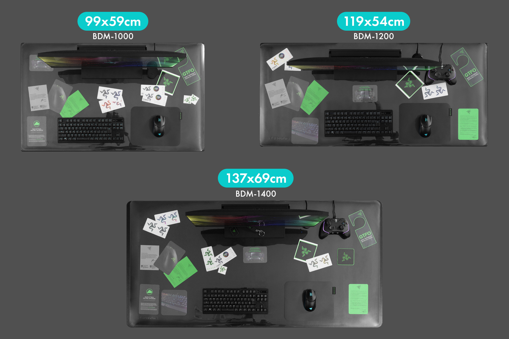 挟めるデスクマット BDM-1000 / 1200 / 1400 コンセプト