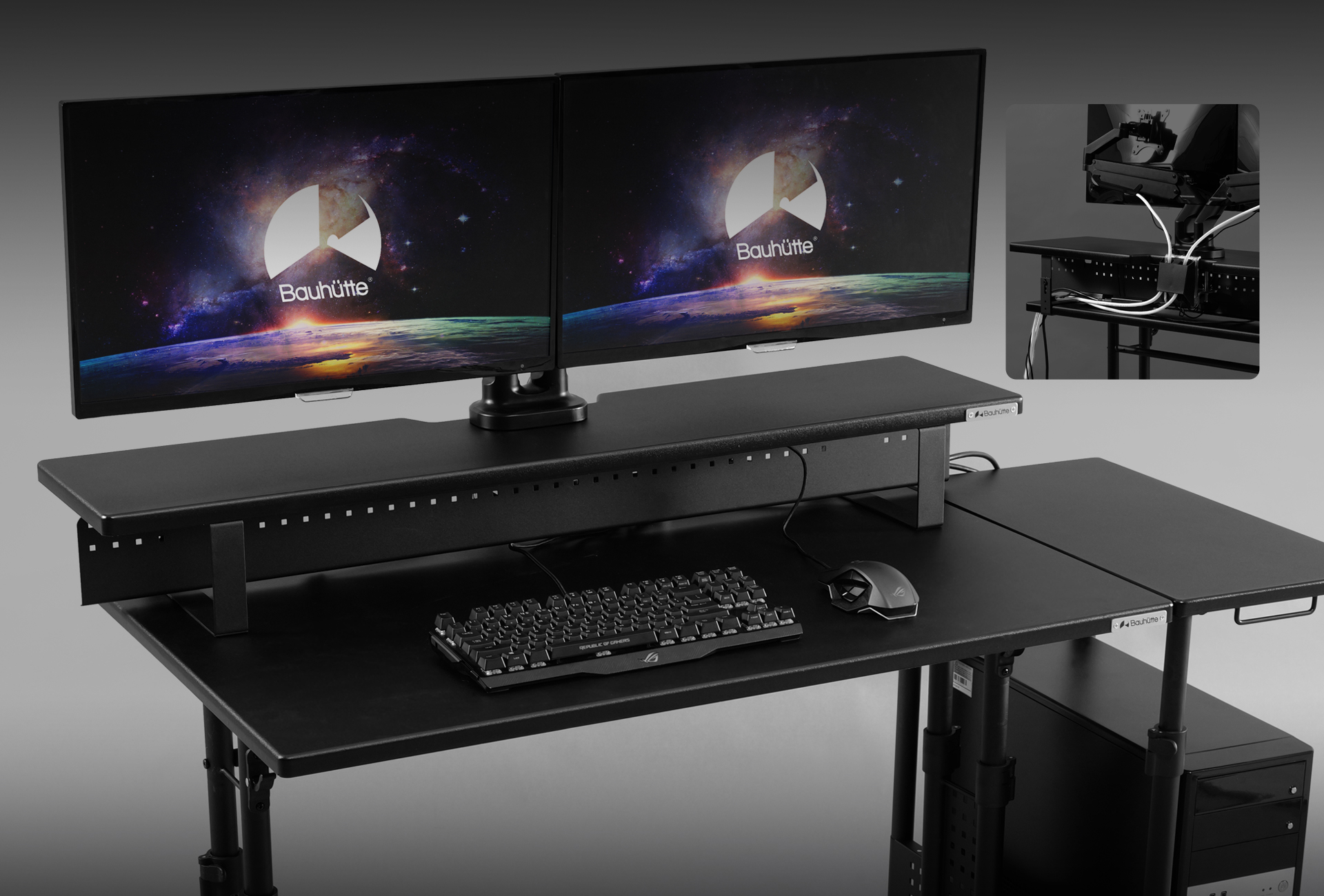 神器その二、「ワイドモニタースタンド BHS-1100MS」