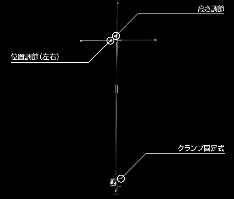 デスクタペストリーハンガー BTS-1300 機能まとめ