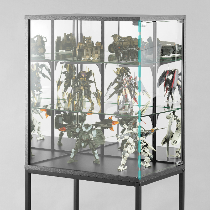 飾ったフィギュアを360度楽しめる