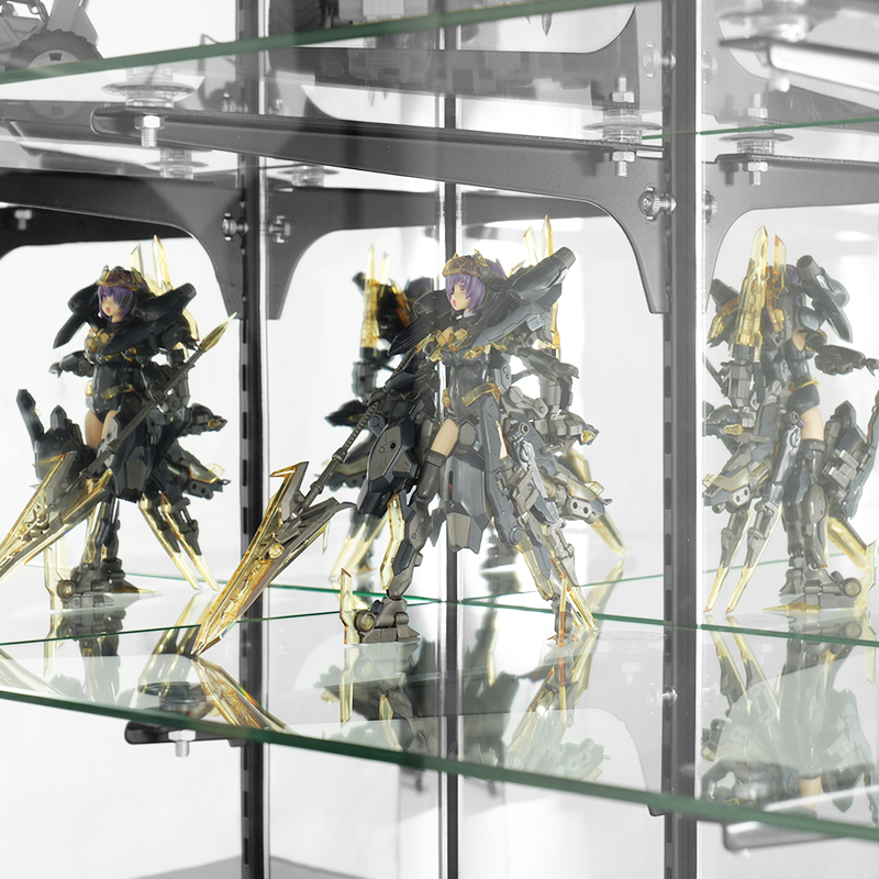 飾ったフィギュアを360度楽しめる
