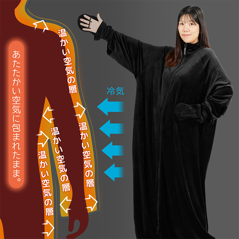全身をぬくもりでフルカバー