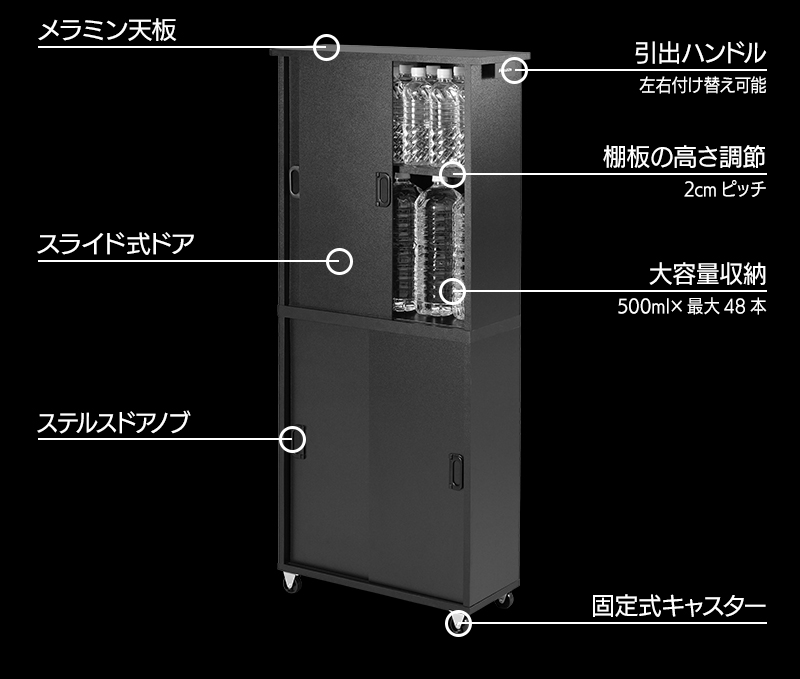 目隠しボトルラック BHS-200S 機能まとめ