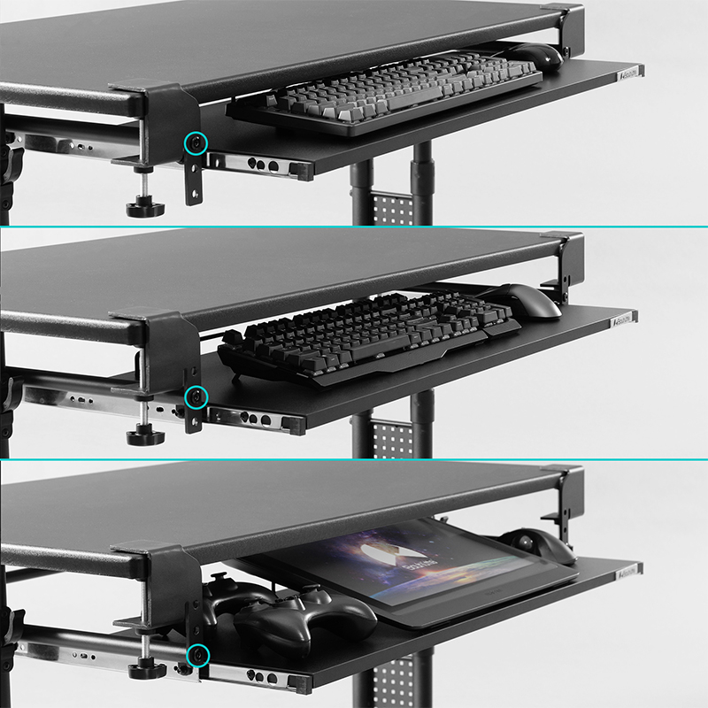 高さ調整で対応デスクの種類UP