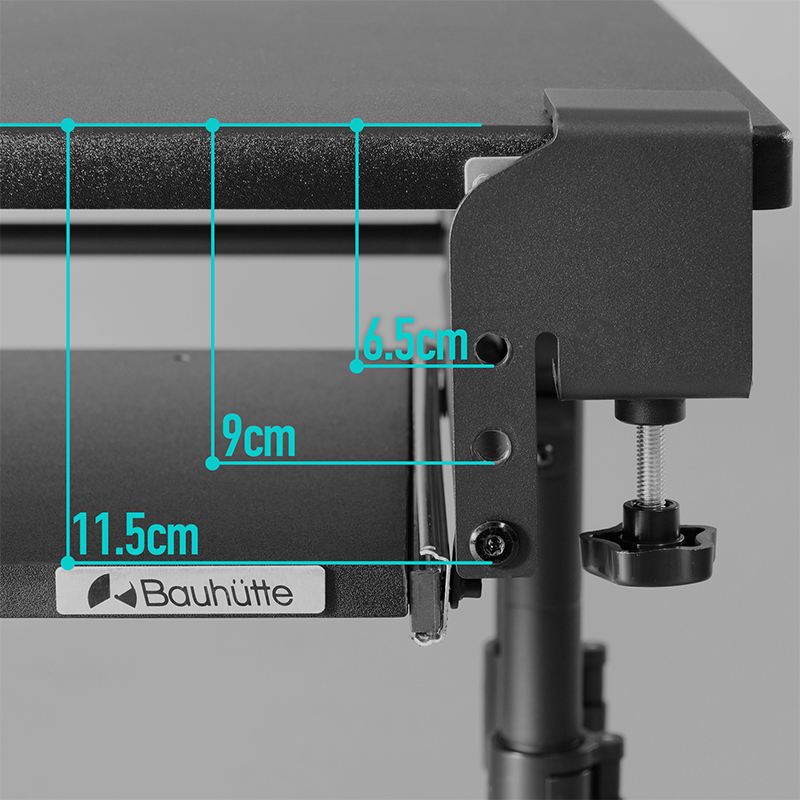 3段階の高さ調整