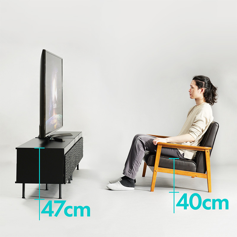 ソファ座りに最適高さ47cm