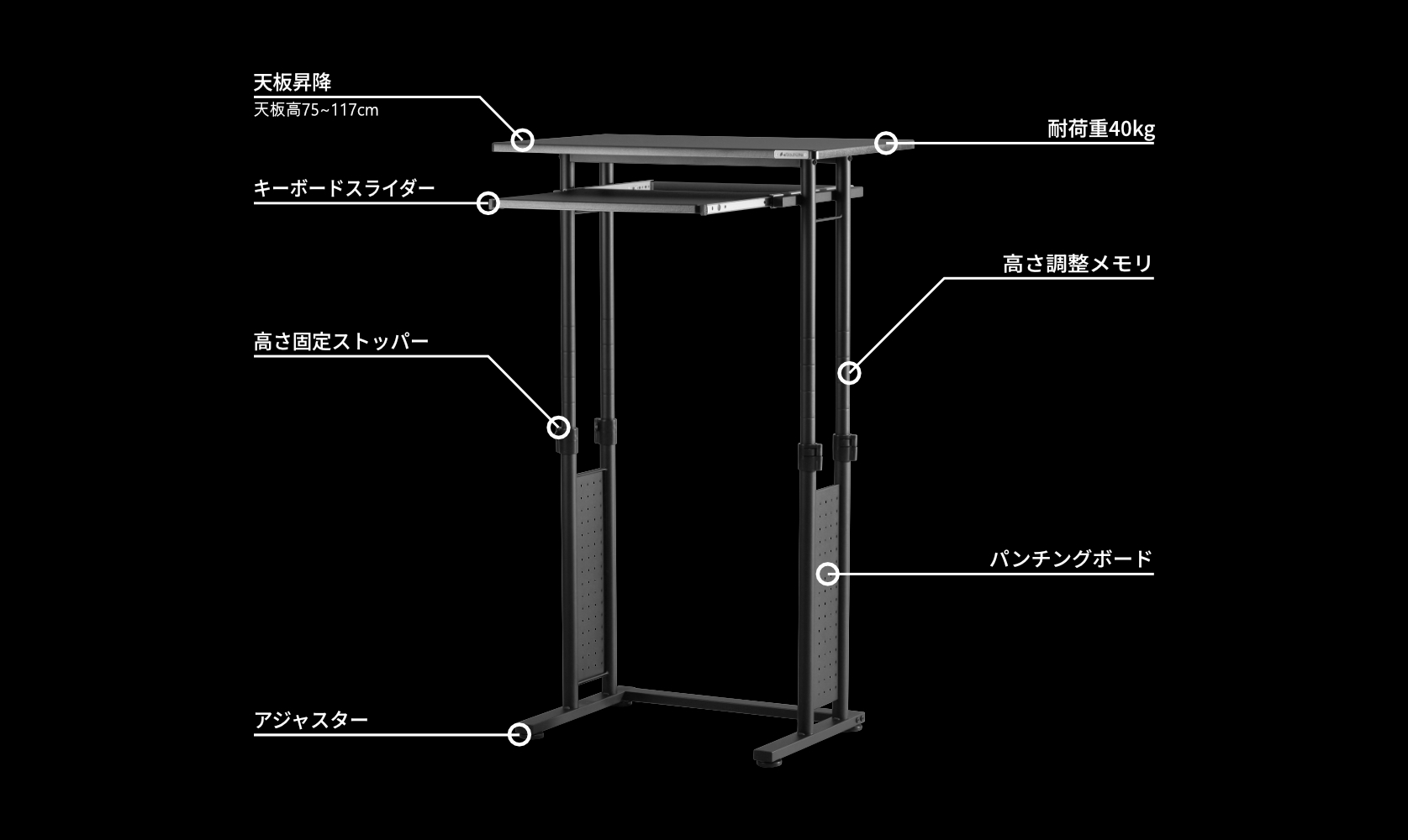 スタンディングデスク BHD-700 | Bauhütte®